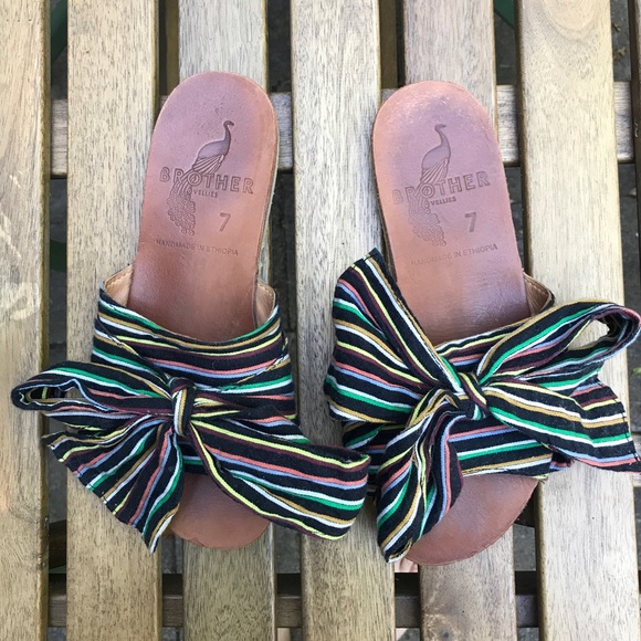 Ace&jig x brother vellies burkina slide sandals - Picture 2 of 2